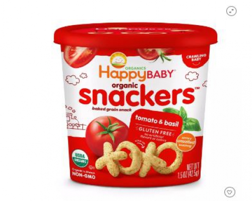 Happy Baby Organic Snackers Tomato & Basil 