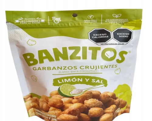 Banzitos Garbanzos Crujientes Limón y Sal 