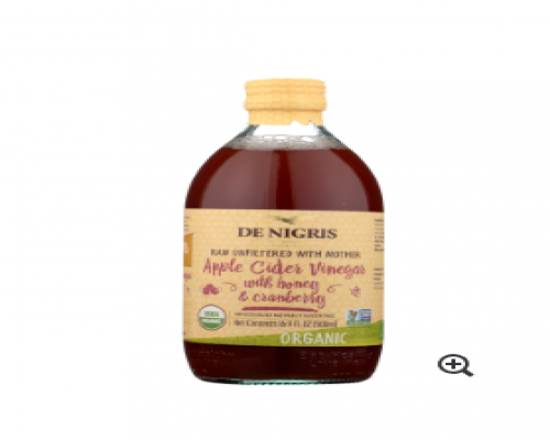 Apple Cider Vinegar with Honey & Cranberry de Nigris 