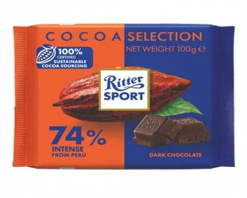 Ritter Sport Cocoa Selection 74% Intense 